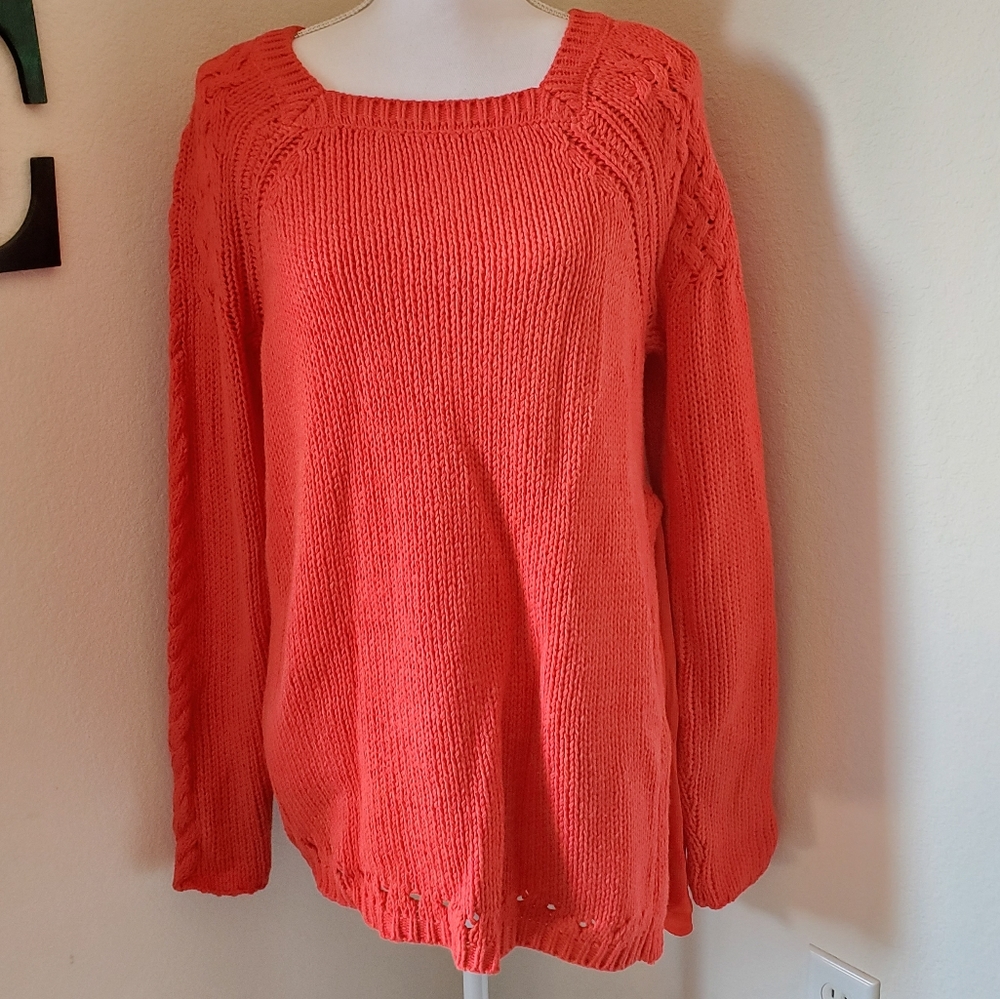 Soft Surroundings Square Neck Sweater